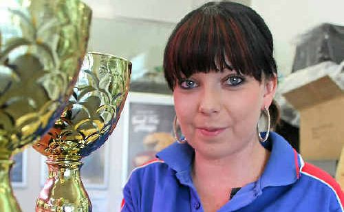 Allora Butchers’ Melissa Ziser was awarded two firsts at the Ekka. Allora Butchers’ Melissa Ziser was awarded two firsts at the Ekka.
